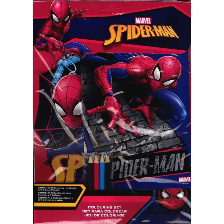 Spiderman värvimiskomplekt
