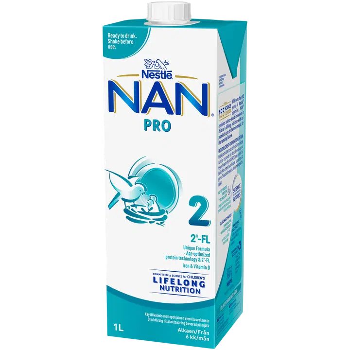 Nestle Nan pro 2 piimapõhine kasutusvalmis võõrutussegu 1L