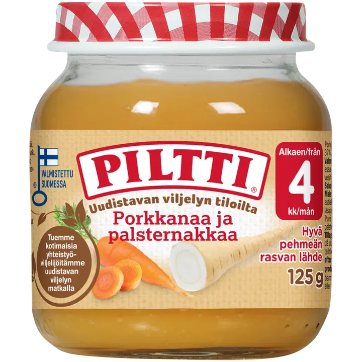 Piltti 125g porg-pastinaagi püree 4k