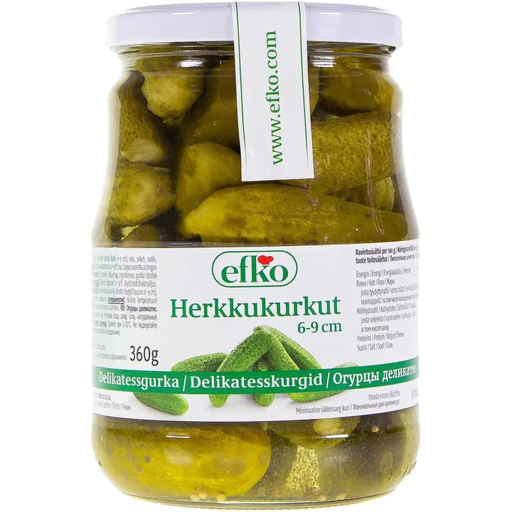 Efko delikatesskurgid 360/670 g