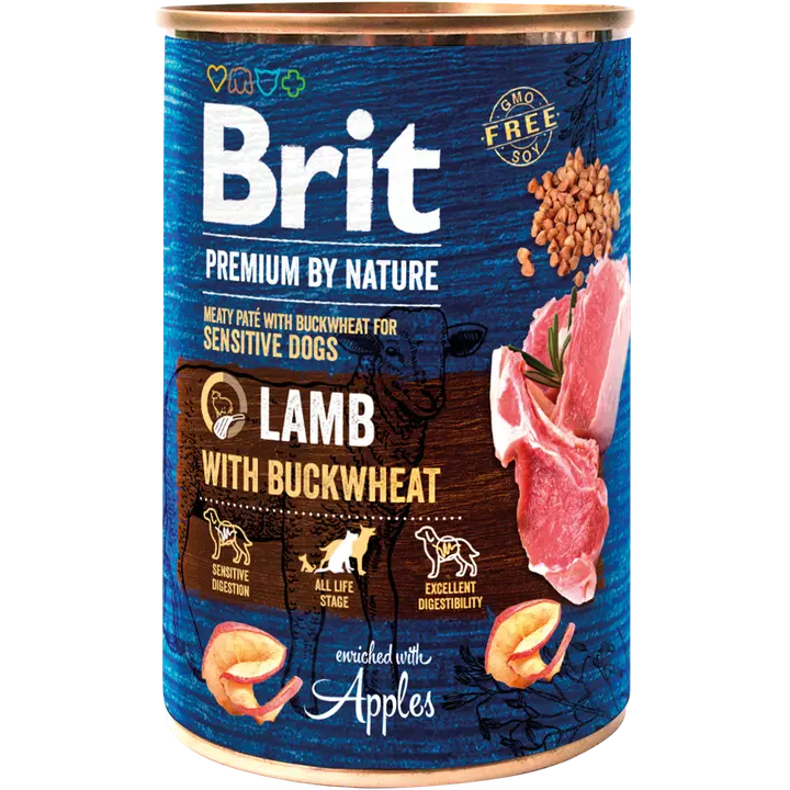 Brit PbN koerteeine lamba ja tatraga 400g