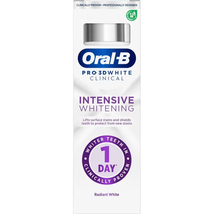Oral-B hambapasta 3D White Clinical Radiant White 75ml