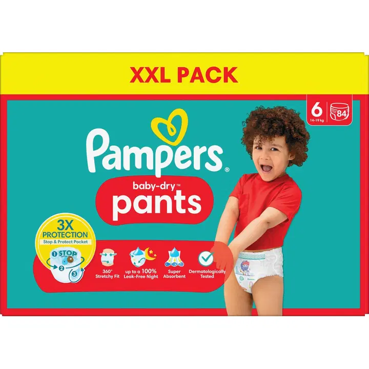 Pampers XXL suurus 6 84tk