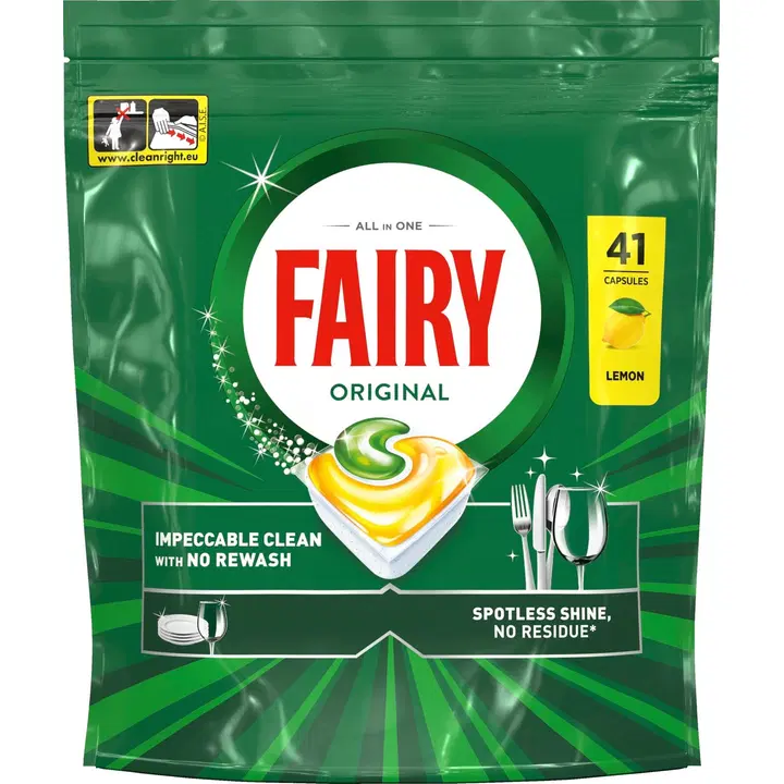 Nõudepesumasina tabletid Fairy Original Allin1 41tk