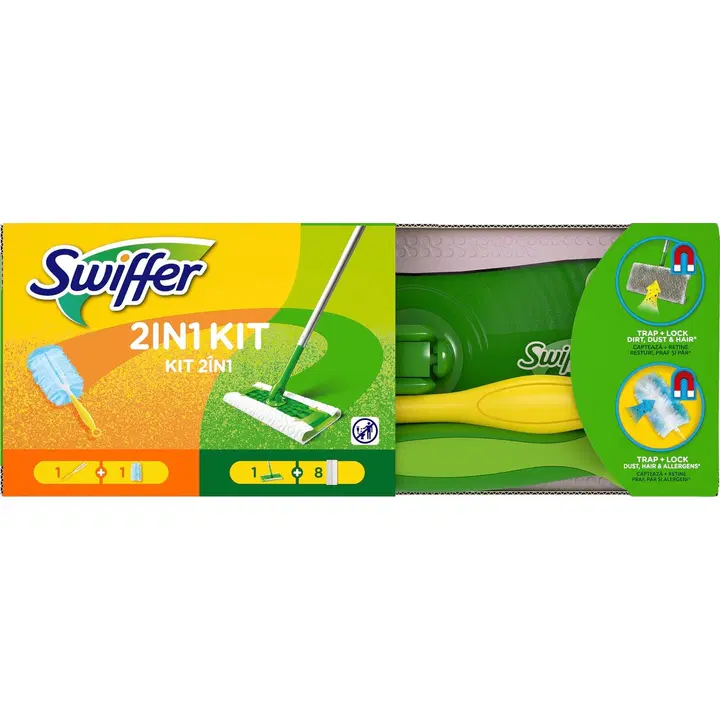 Swiffer põrandapesu komplekt mopp ja tolmuhari
