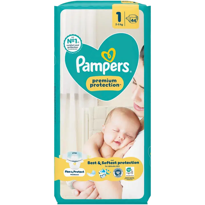 PAMPERS NEW BABY teipmähkm 1 2-5kg 44tk
