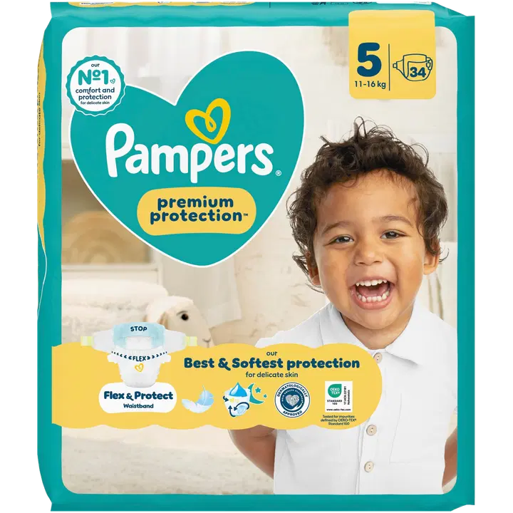 PAMPERS PREM teipmähkmed 5 11-16KG 34tk