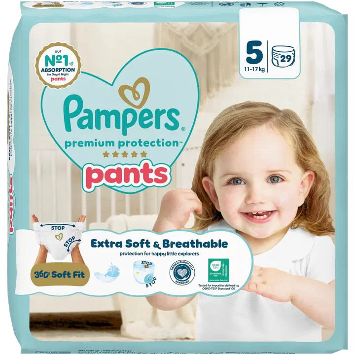PAMPERS PREM püksmähkmed 5 11-17KG 29tk