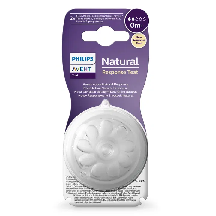 Avent Natural 3.0 pudelilutt, sünnist alates, 2 tk