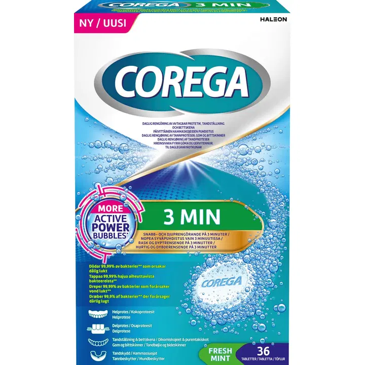 Puhastustabletid proteesidele Corega 36tk