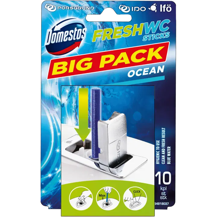 Domestos Ocean WC-loputuspulgad 10tk