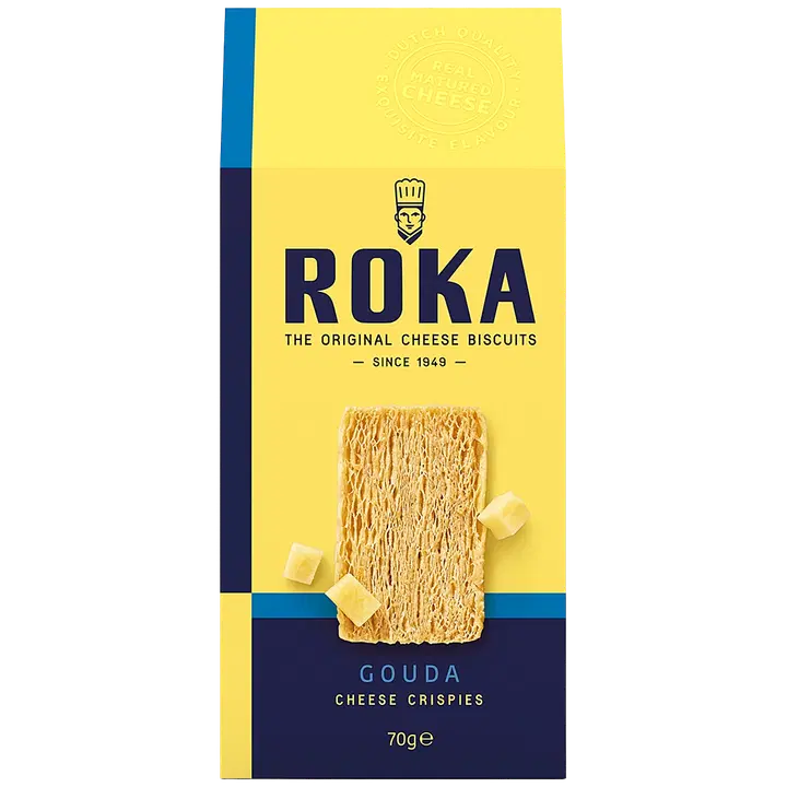 Roka krõbedad küpsised gouda juustuga 70g