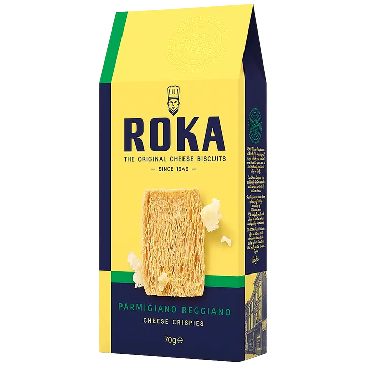 Roka krõbedad küpsised parmesani juustuga 70g