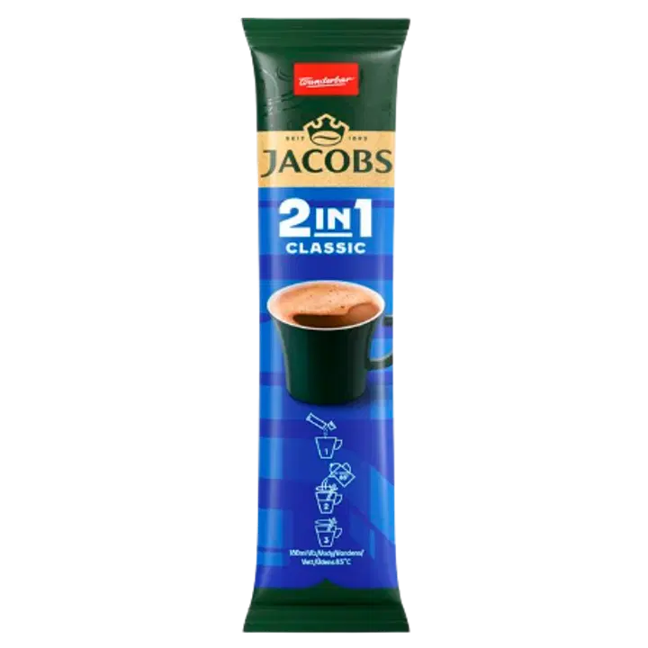 Jacobs lahustuv kohvijook 2 In 1, 12,4g