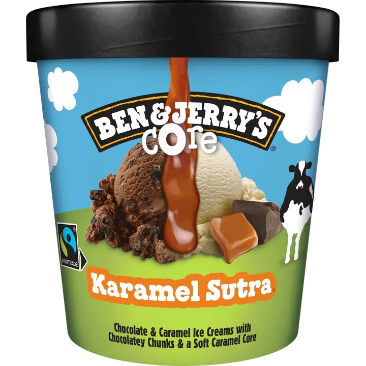 Ben ja Jerry's Karamel Sutra 465ml/422 g