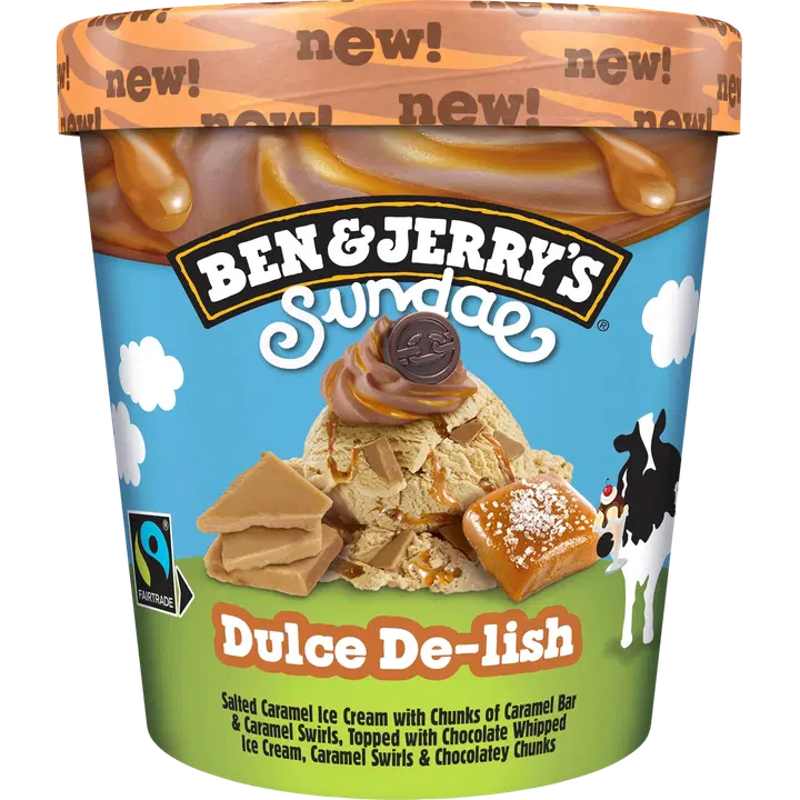 Ben ja Jerry's DulceDe-lish Sundae 427 ml