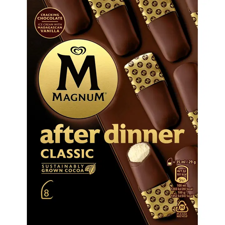 Magnum After Dinner Classic multipakk 8 x 35 ml