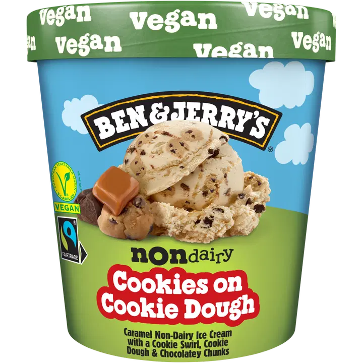 Ben ja Jerry`s Non-Dairy Cookie On Cookie Dough 414 g