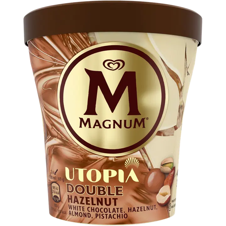 Magnum Hazelnut Pint jäätis, 440ml/310g