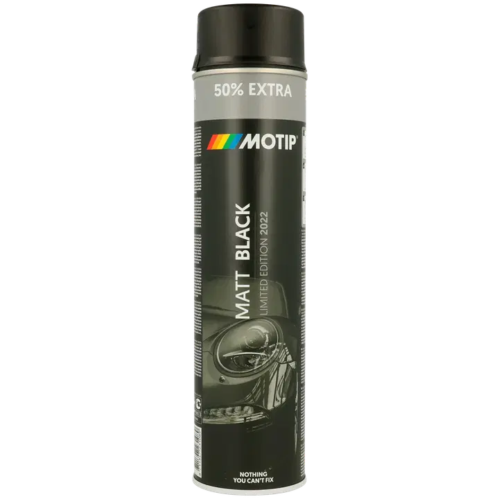 Motip Special veljevärv 600ml must matt