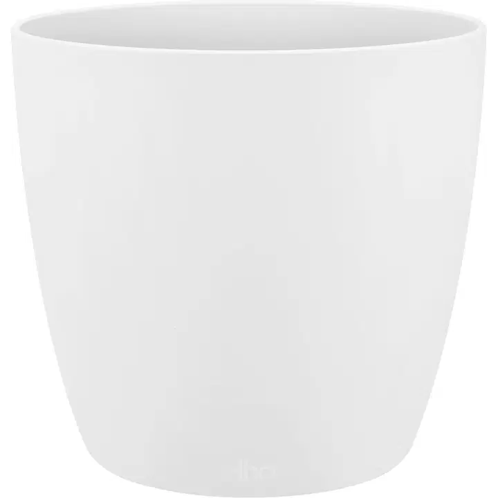 Lillepott brussels 14 cm, valge plast