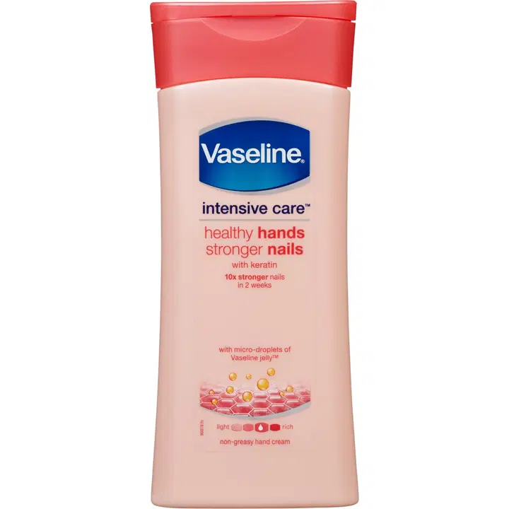 Vaseline käte- ja küüntekreem intensive care keratiiniga 200ml
