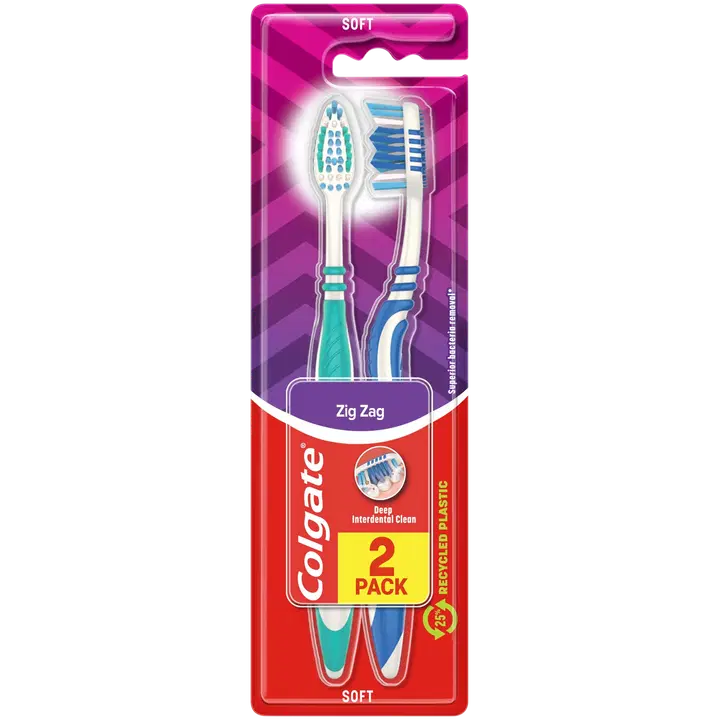Colgate Zigzag Soft 2-pakk hambahari
