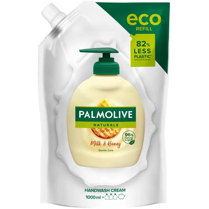 Palmolive vedelseebi täitepakk milk&honey 1l