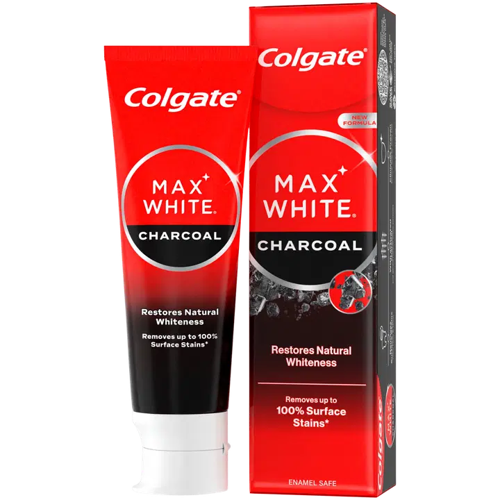 Hambapasta Colgate Max White Charcoal 75ml
