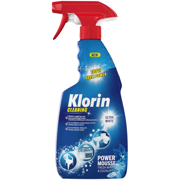 Puhastusvaht Klorin Power Mousse Fresh Mint&Eucalyptus 500ml