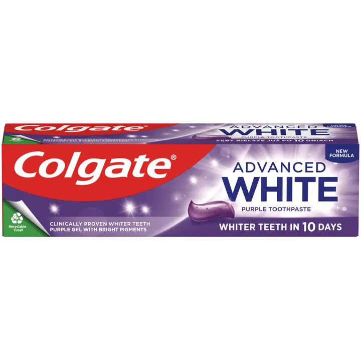 Hambapasta Colgate Advanced White Purple 75ml