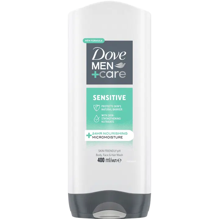 Dušigeel Dove Men+Care Sensitive 3in1 400ml