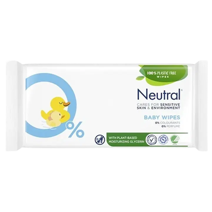Neutral Baby niisked salvrätikud 0% 52tk