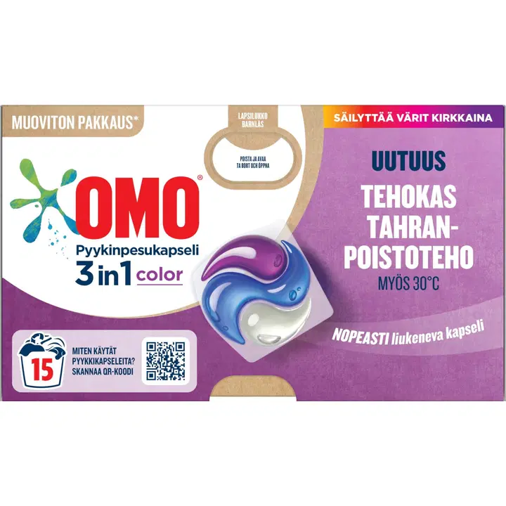 Omo Pesukapslid Color 15Tk