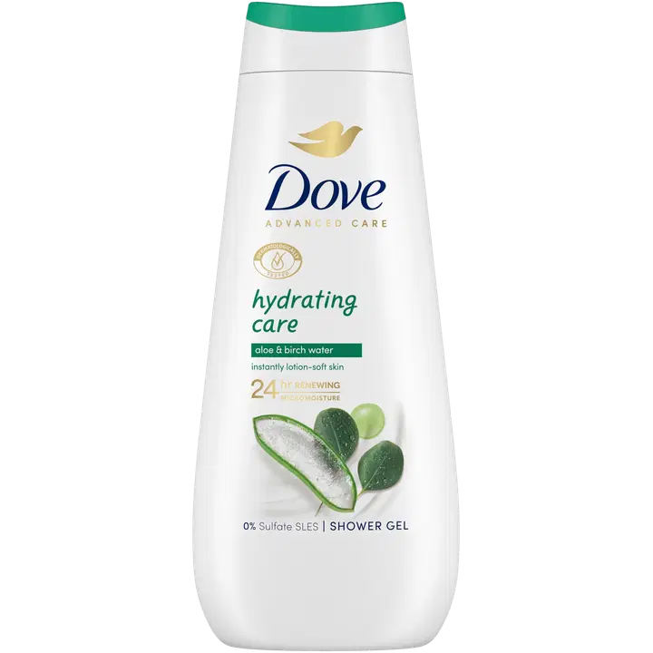 Dušigeel Dove Hydrating Care aaloe&kasemahla 400ml