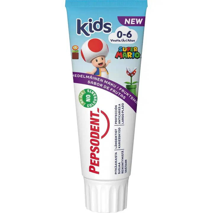Pepsodent hambapasta Super Mario Kids 0-6a 75ml