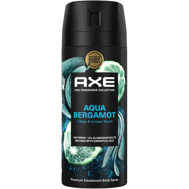 Axe spreideodorant Aqua Bergamot 150ml