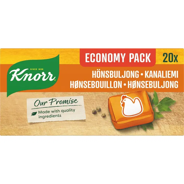 Knorr kanapuljongikuubikud 20 × 10 g