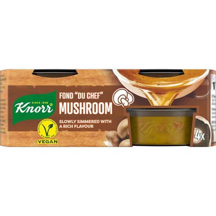 Knorr Fond „du Chef”  vedel seene-maitseainesegu, portsjonitena 4 x 28 g