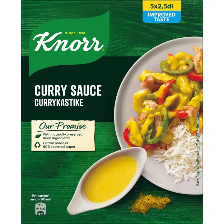 Knorr karrikastme pulber, 3x24 g