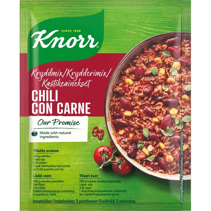 Knorr chili con carne einekomplekt, 47 g