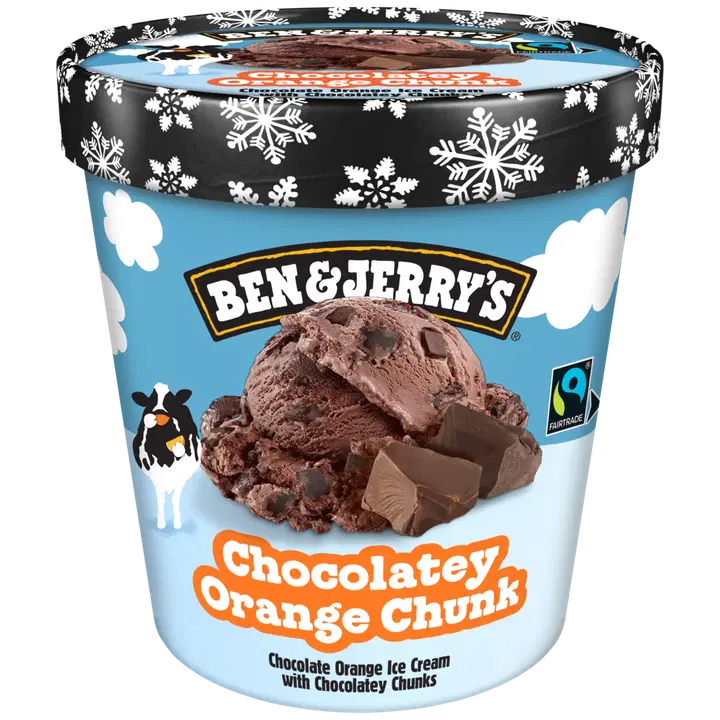 Ben ja Jerry´s Šokolaadi Apelsini jäätis Šokolaadi tükkidega  399 g
