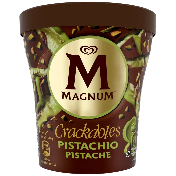 Magnum Pistaatsiamaitseline jäätis 440 ml/311 g