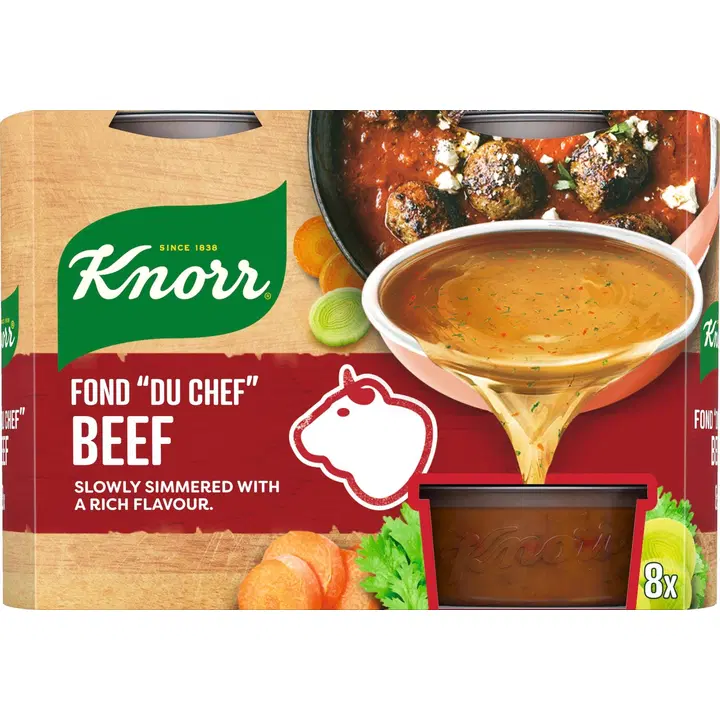 Knorr Fond „du Chef”  veiselihapuljongikontsentraadi portsjonid 8x28g
