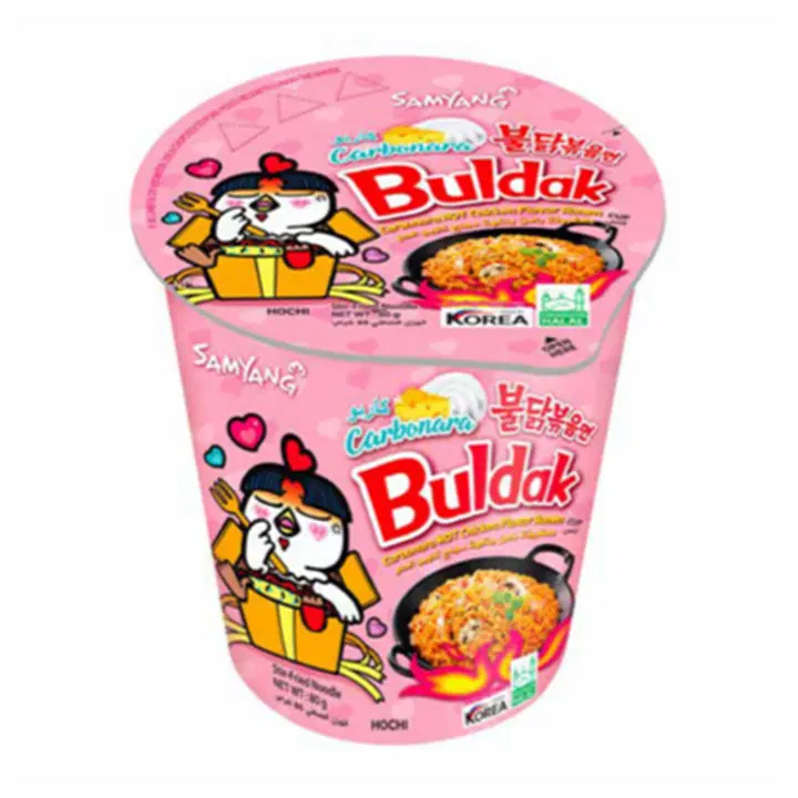 Samyang Buldak ramen kiirnuudlid tuline kana carbonara samyang, tops 80g