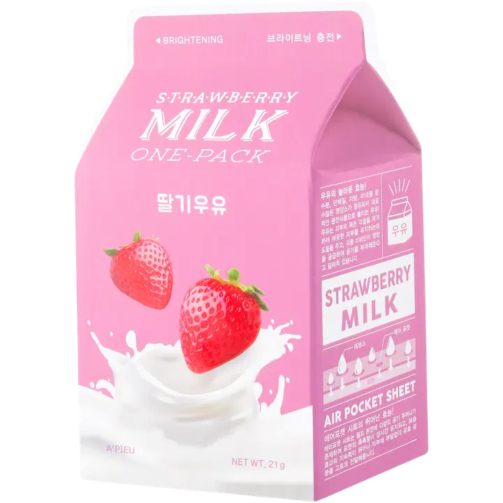 A'pieu milk kangasmask strawberry 1tk