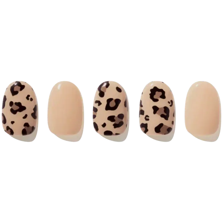 Küüntekleebised geel Eudgeu Leopard Neon Glow