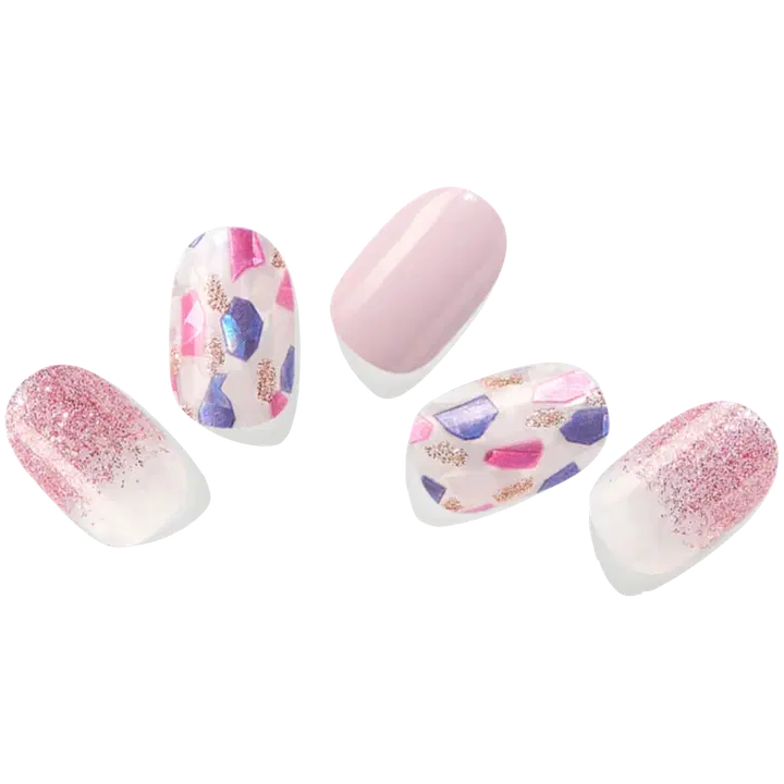 Küüntekleebised geel Eudgeu Pink Sun Catcher