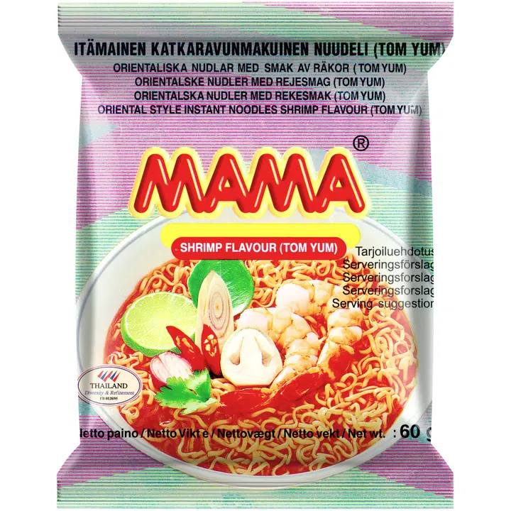 Mama kiirnuudlid Tom Yum kreveti maitsega 60g