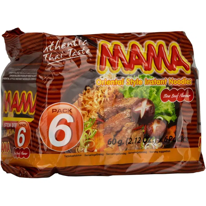 Mama idamaised lihamaitselised kiirnuudlid 6x60g